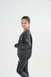 Grey Comfort Sweatshirt Tracksuit-Unisex Kids