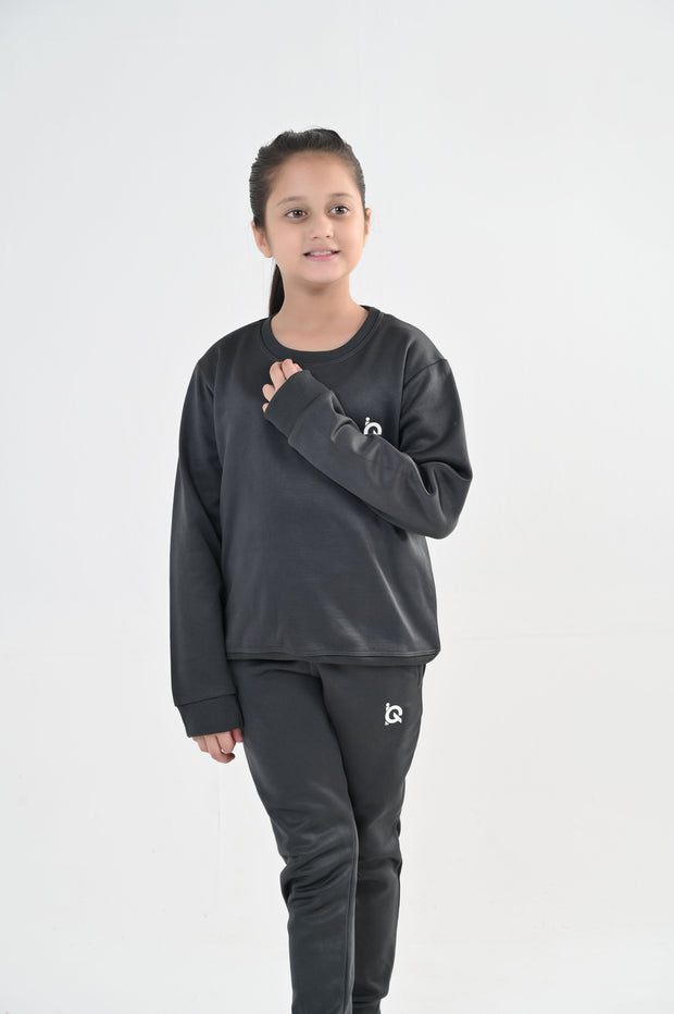 Grey Comfort Sweatshirt Tracksuit-Unisex Kids