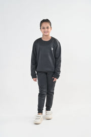 Grey Comfort Sweatshirt Tracksuit-Unisex Kids