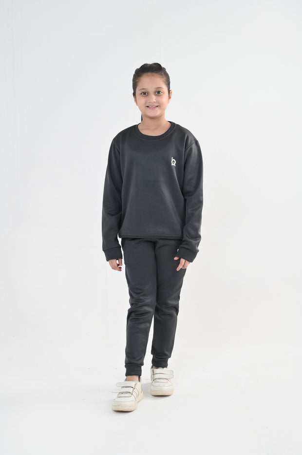 Grey Comfort Sweatshirt Tracksuit-Unisex Kids