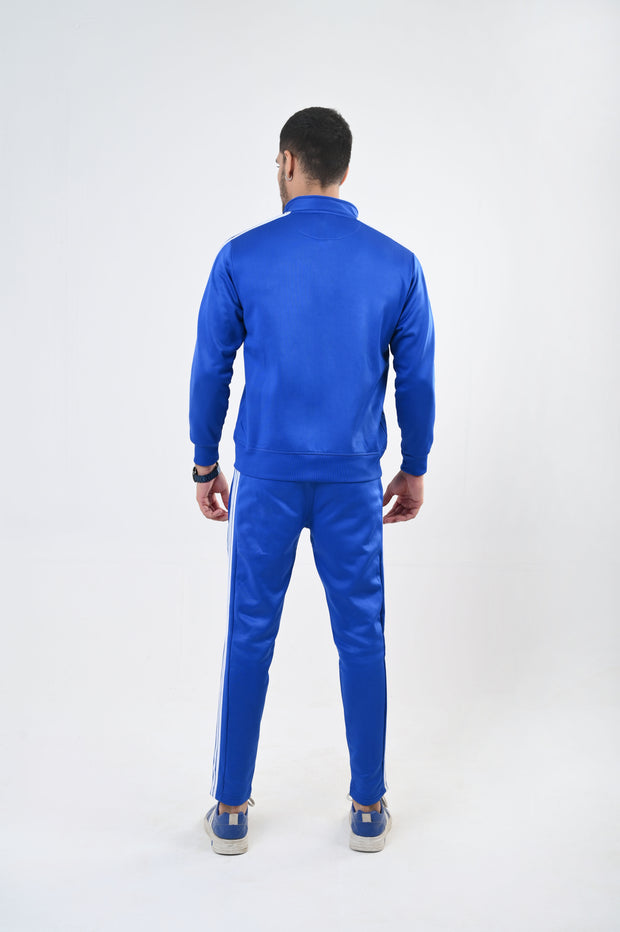 Elite Blue Tri Line Tracksuit