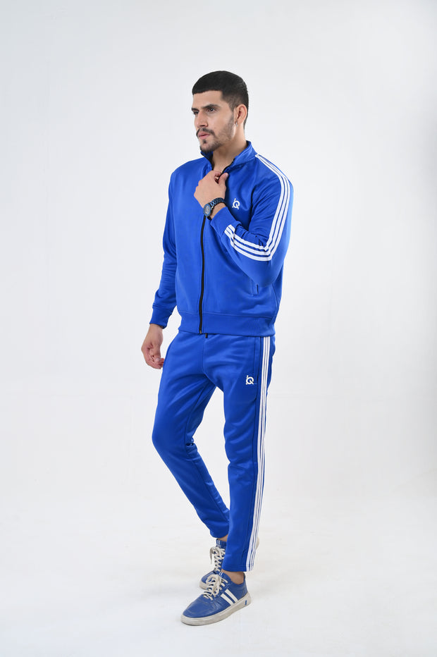 Elite Blue Tri Line Tracksuit