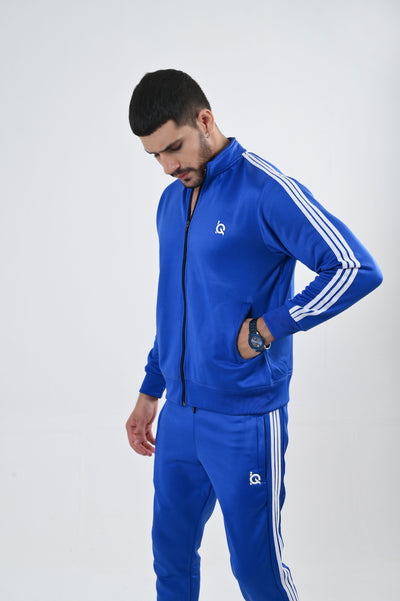 Elite Blue Tri Line Tracksuit