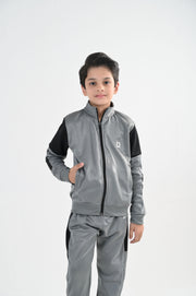 Grey Storm Tracksuit-Unisex Kids