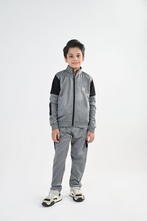 Grey Storm Tracksuit-Unisex Kids