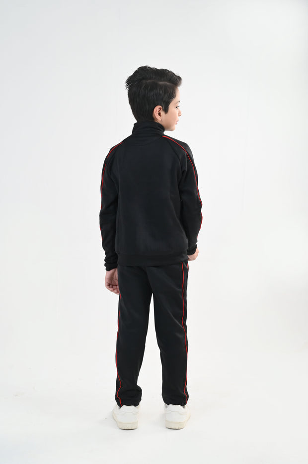 Black Horizon Speed Tracksuit-Unisex Kids